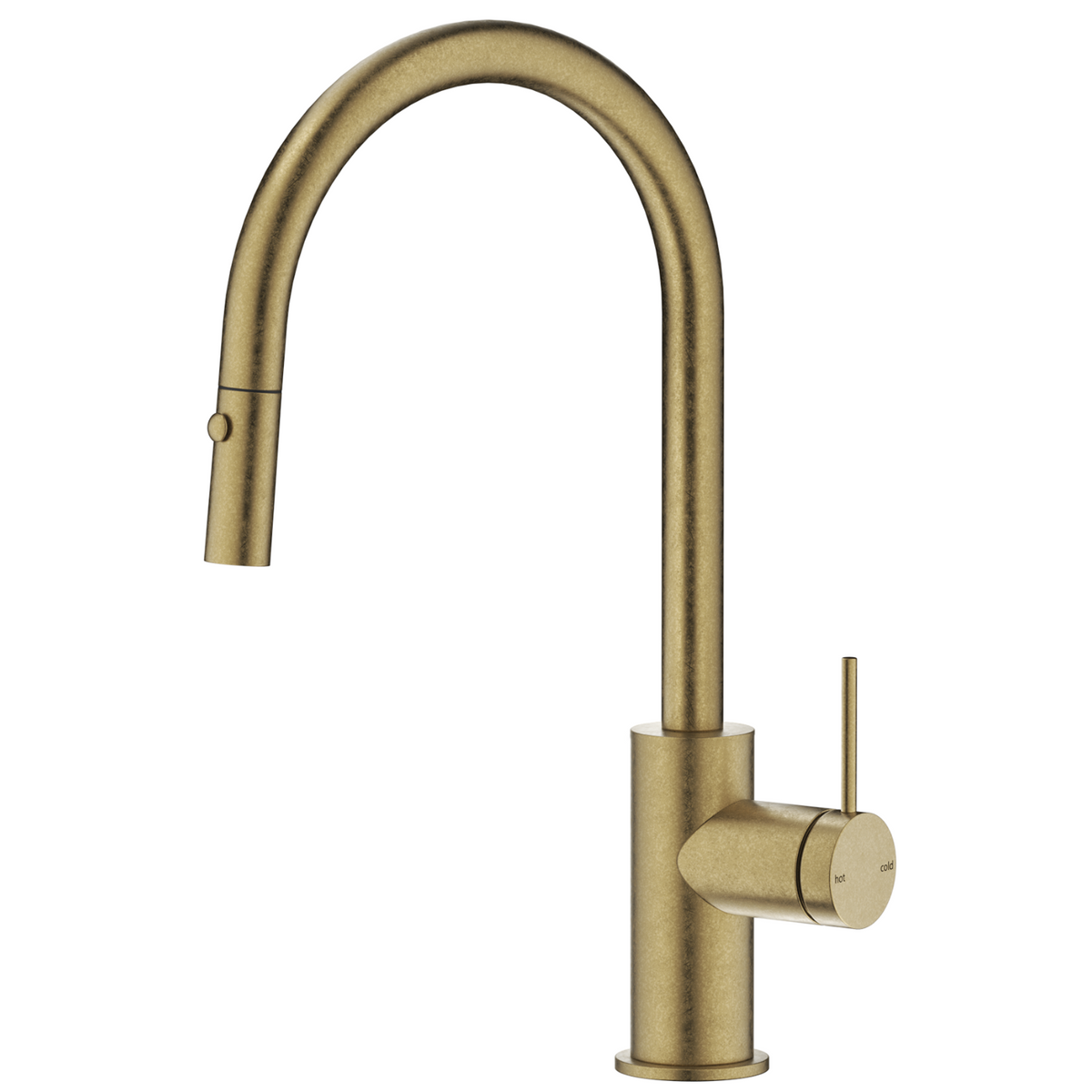 LVB Mica Pull-Out Sink Mixer - Living Brass