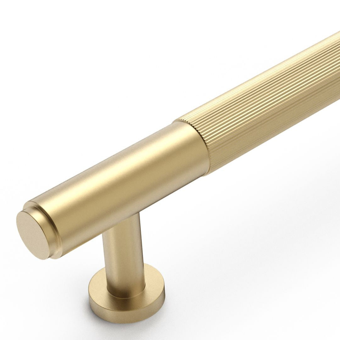 SOHO - Brushed Brass Handle (Premium Solid Brass Construction)