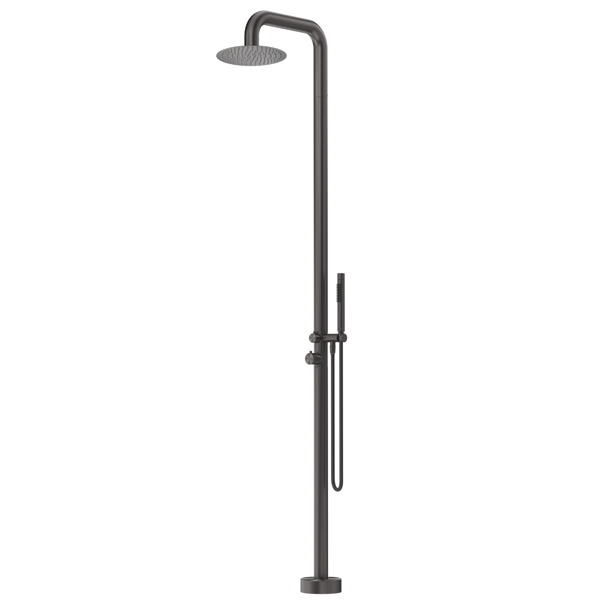 Mica Soft Square Freestanding Outdoor Shower