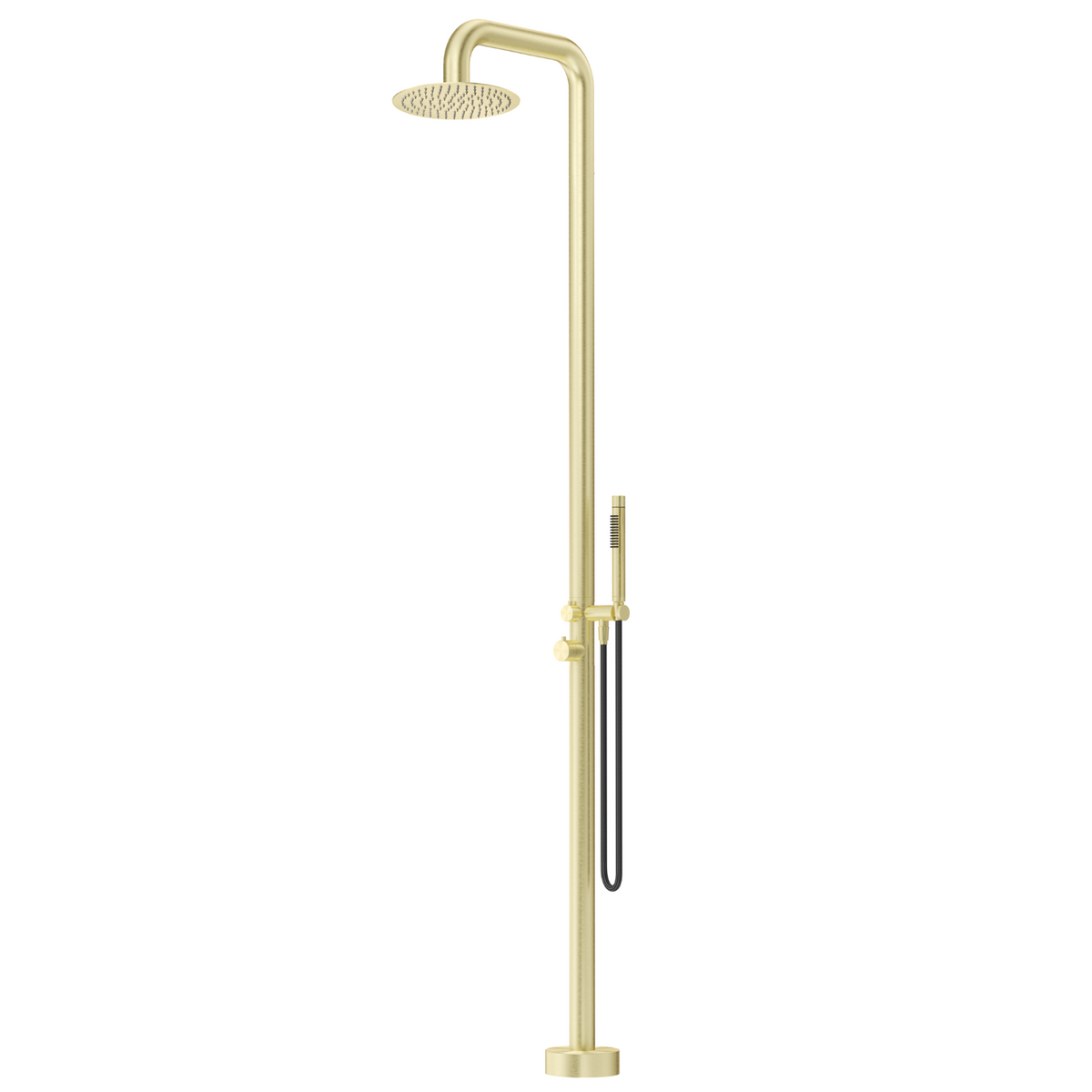 Mica Soft Square Freestanding Outdoor Shower
