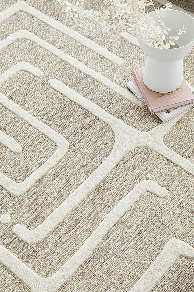 Summit Maze Wool Rug