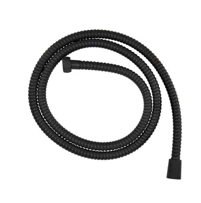 TARAN Shower Rail with Square Handheld Shower Piece - Black
