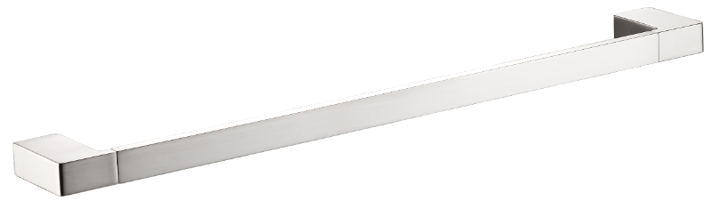 Ceram Single Towel Rail 600 mm - Brushed Nickel