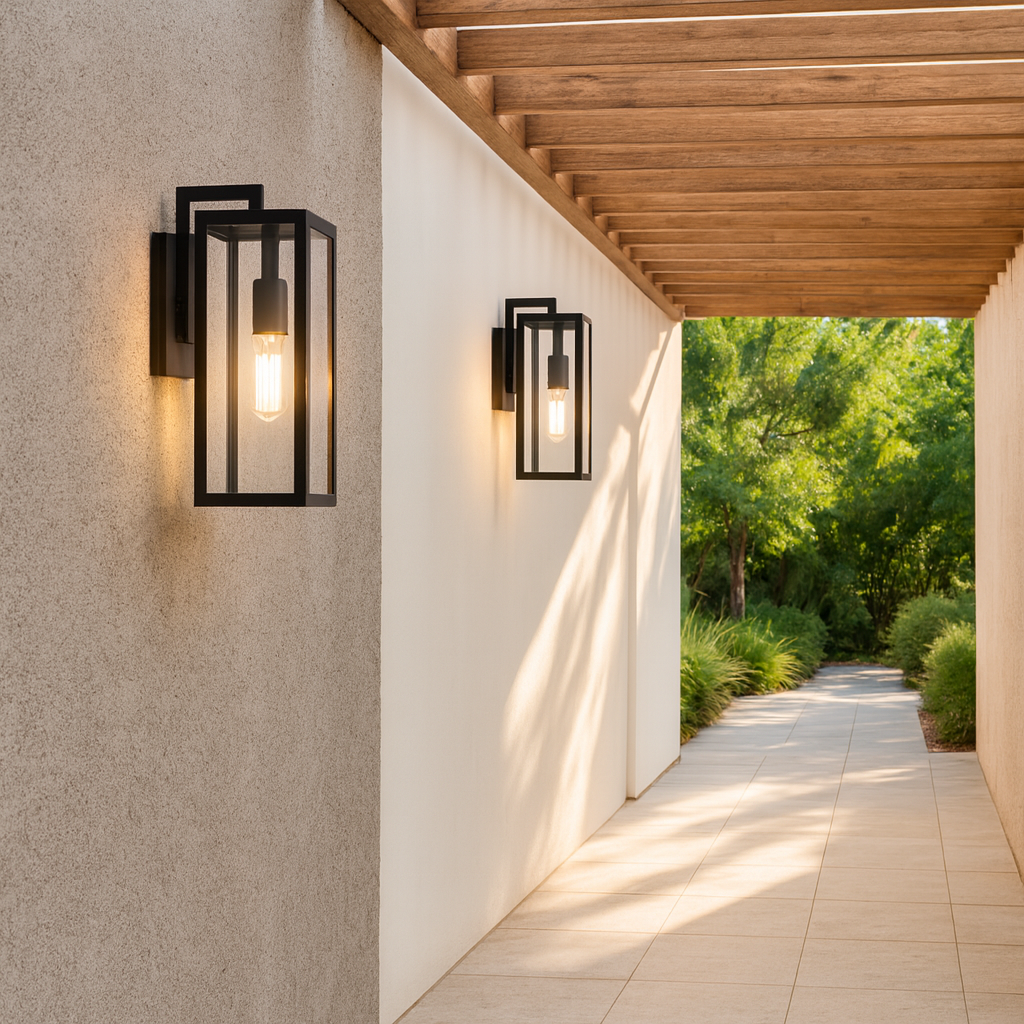 Sedona Exterior Wall Light Black IP43