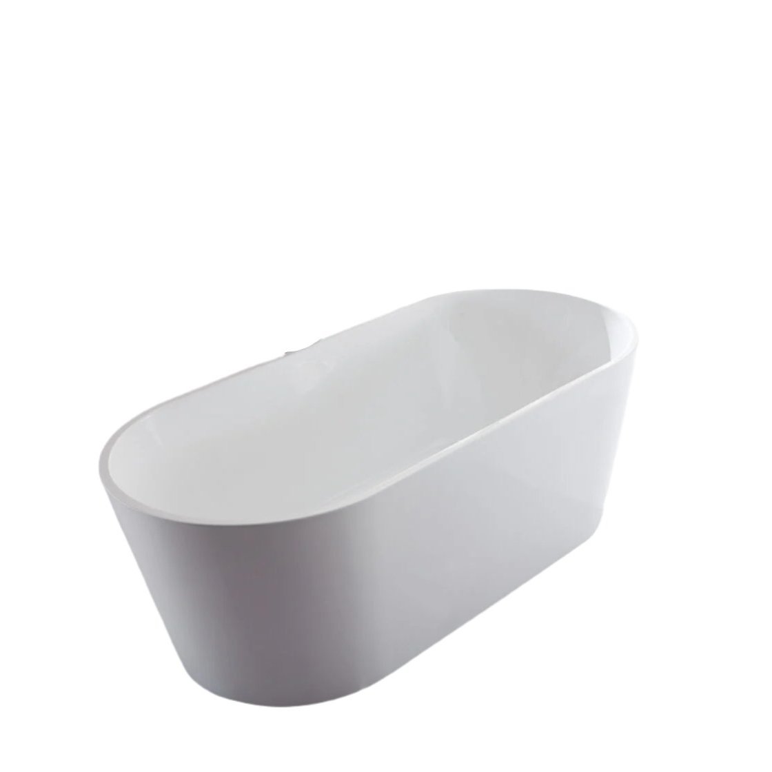 SHANTY Free-Standing Bathtub with Non-Overflow (Gloss White) (Optional Sizes)