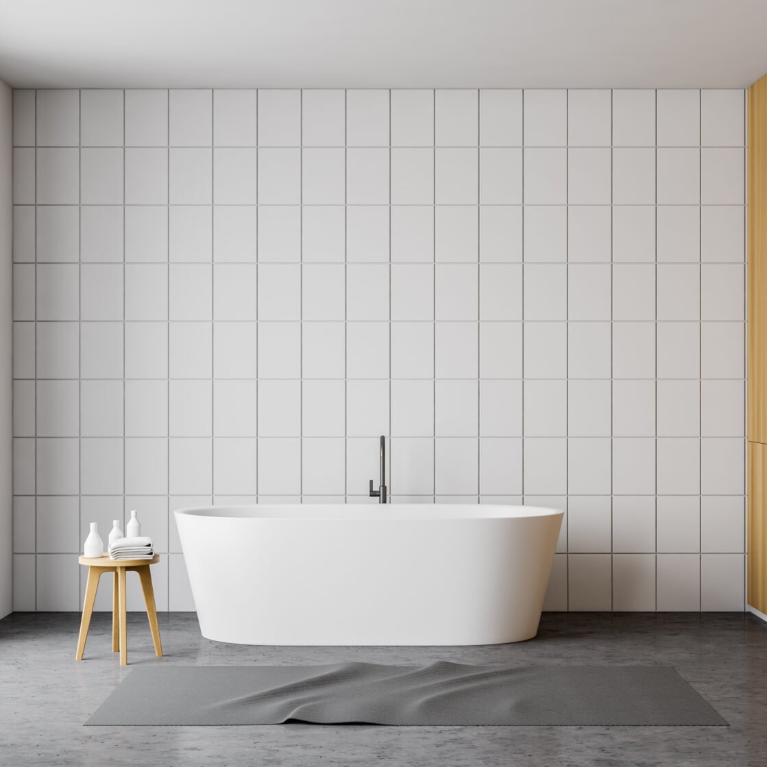 SHANTY Free-Standing Bathtub with Non-Overflow (Gloss White) (Optional Sizes)