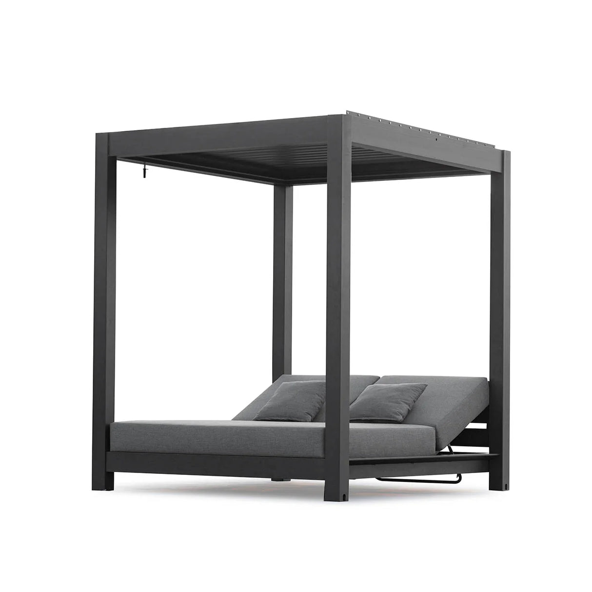 Skyline Outdoor Aluminium Daybed in Charcoal