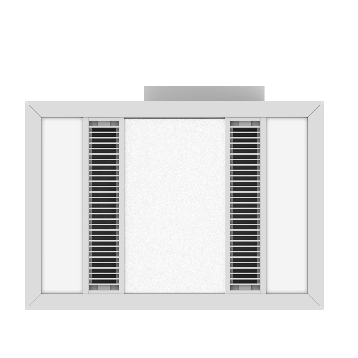 MODURA Slender White High Extraction Exhaust Fan With Panel Light 24w