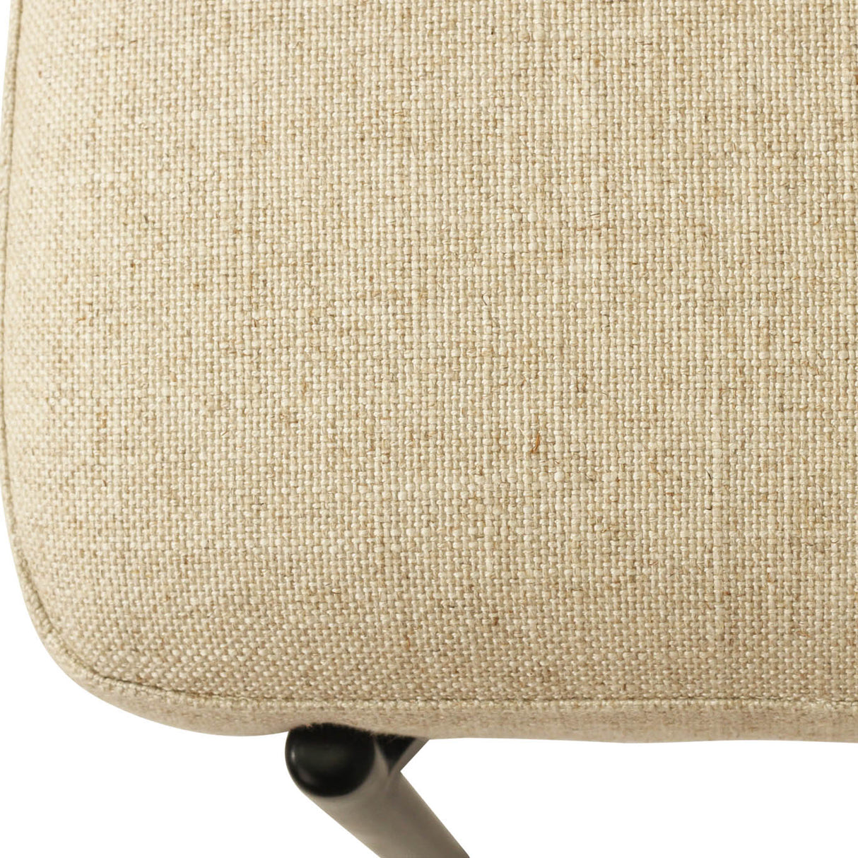 Soho Sleek Metal Dining Chair - Linen