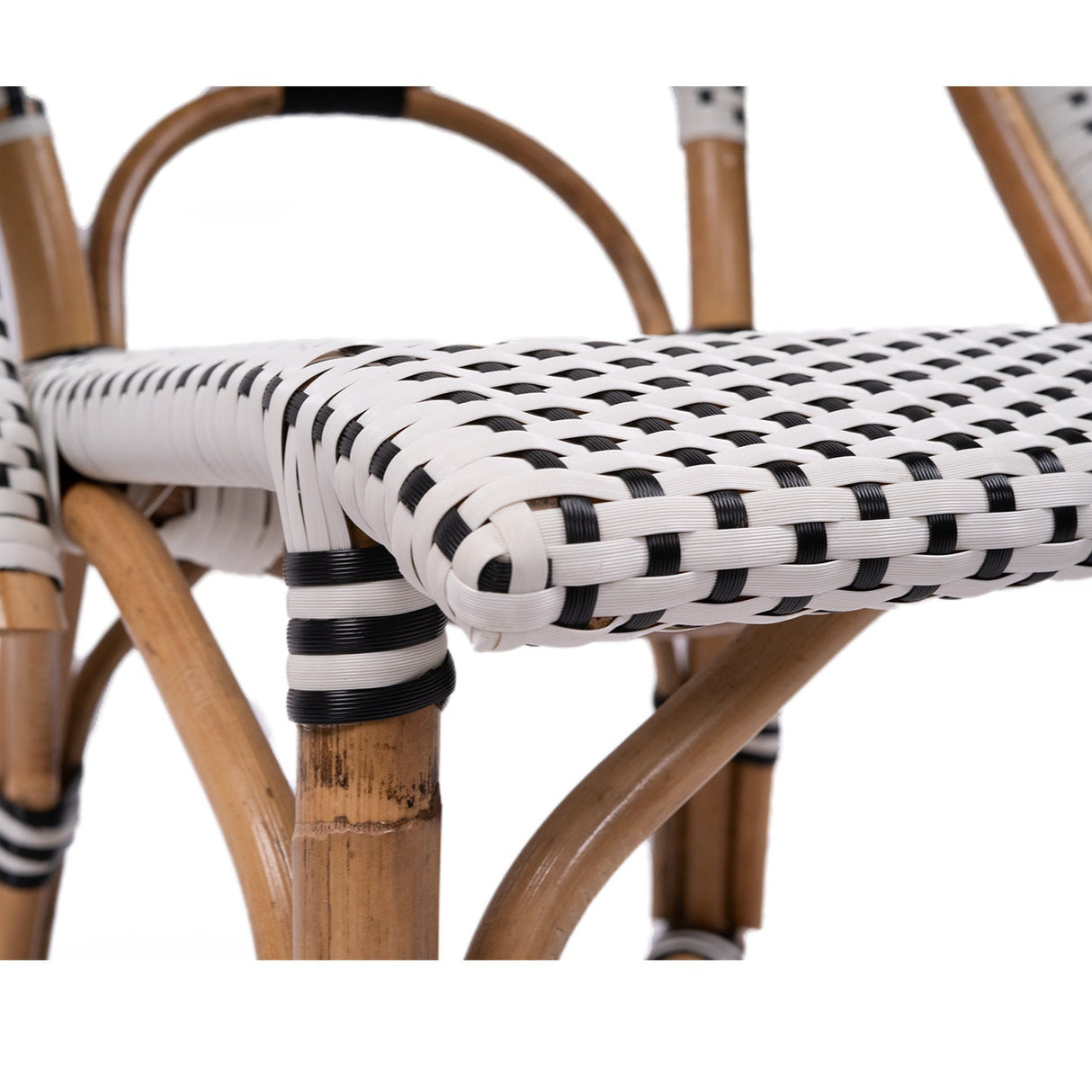 Sorrell Side Rattan Chair – Black
