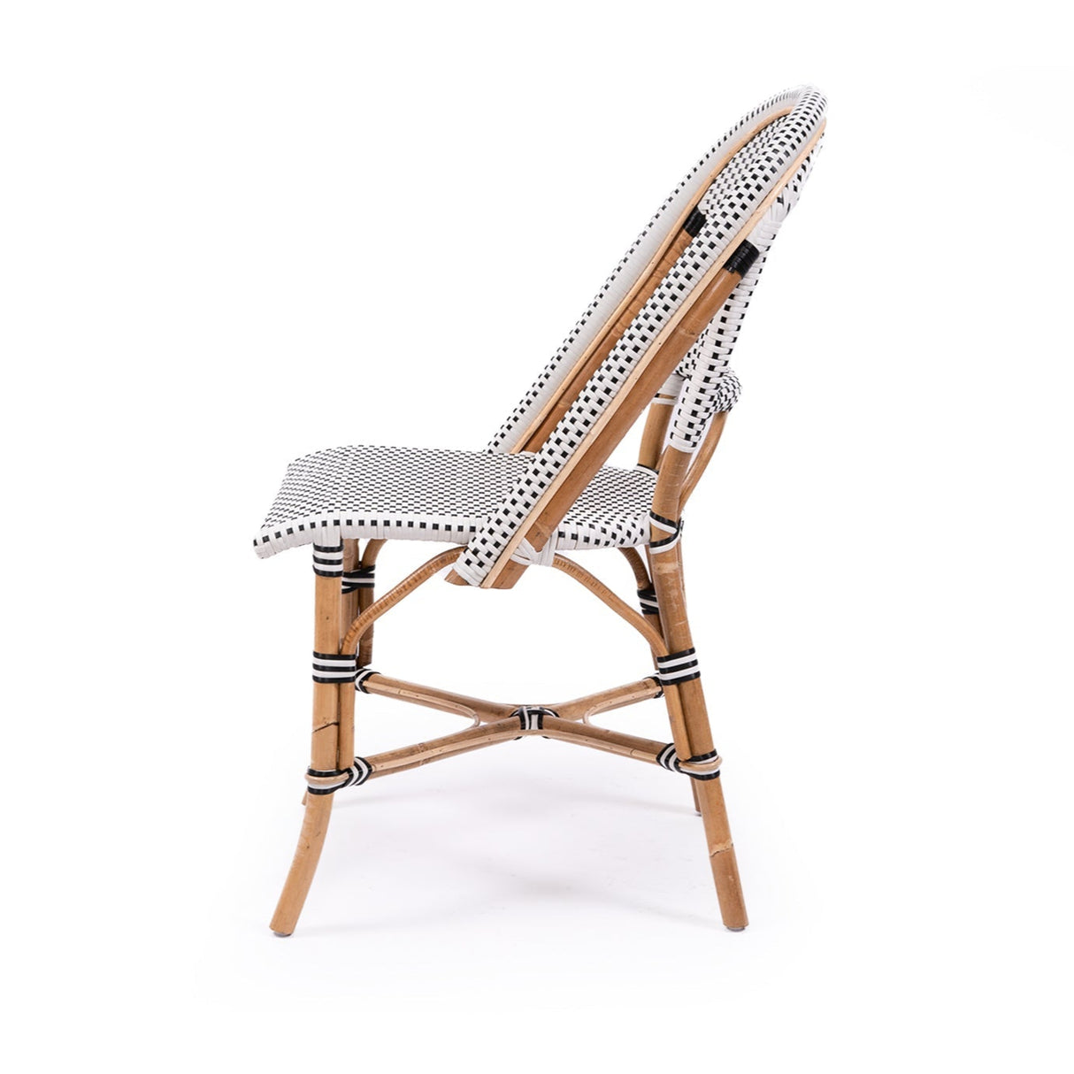 Sorrell Side Rattan Chair – Black