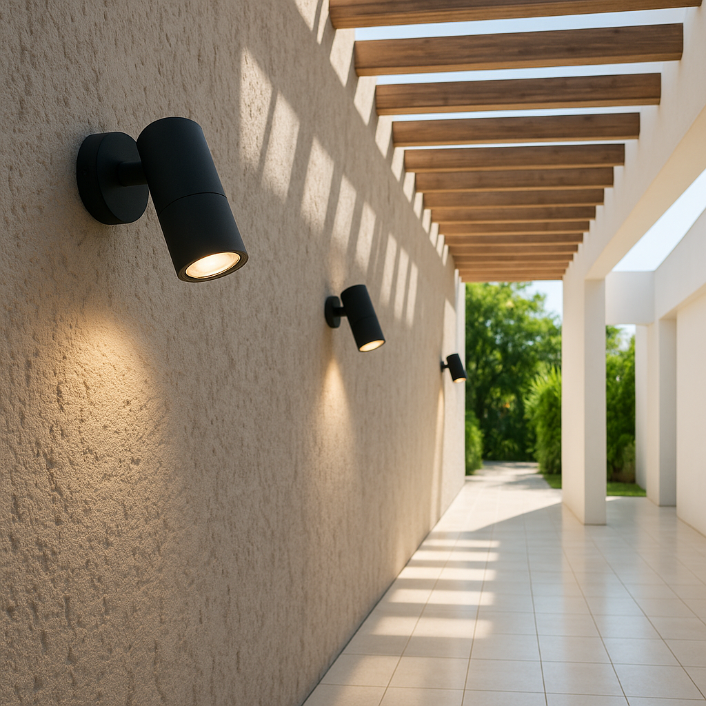 Stockholm 1Lt Wall Black Frame IP65