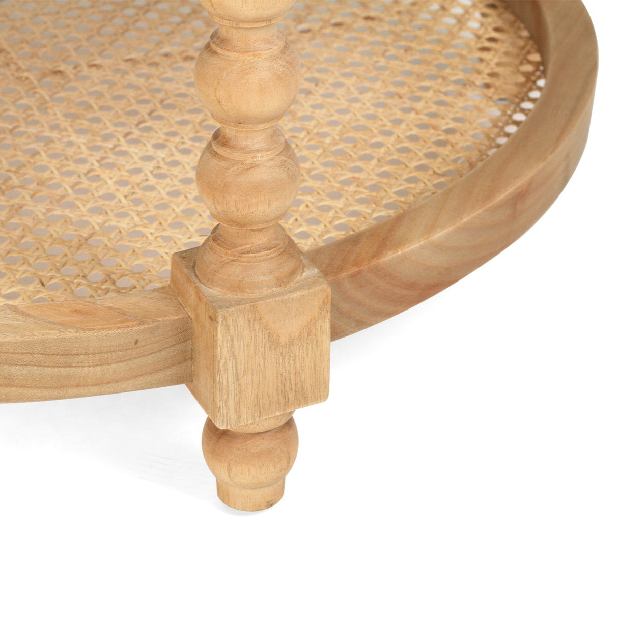 Stradbroke Bobbin Oak Coffee Table – Round