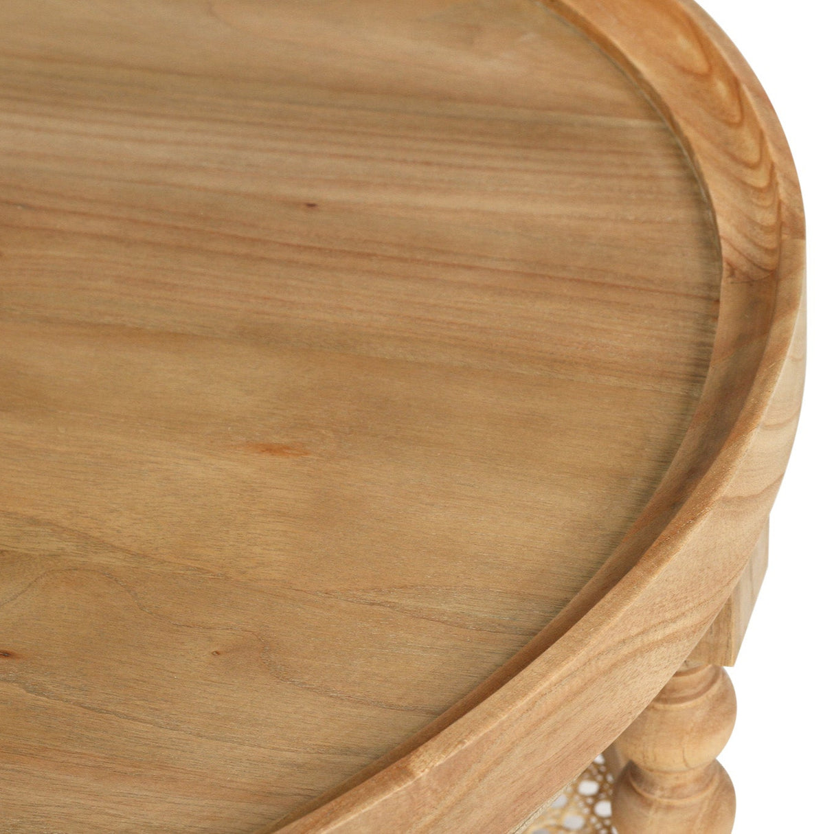 Stradbroke Bobbin Oak Coffee Table – Round