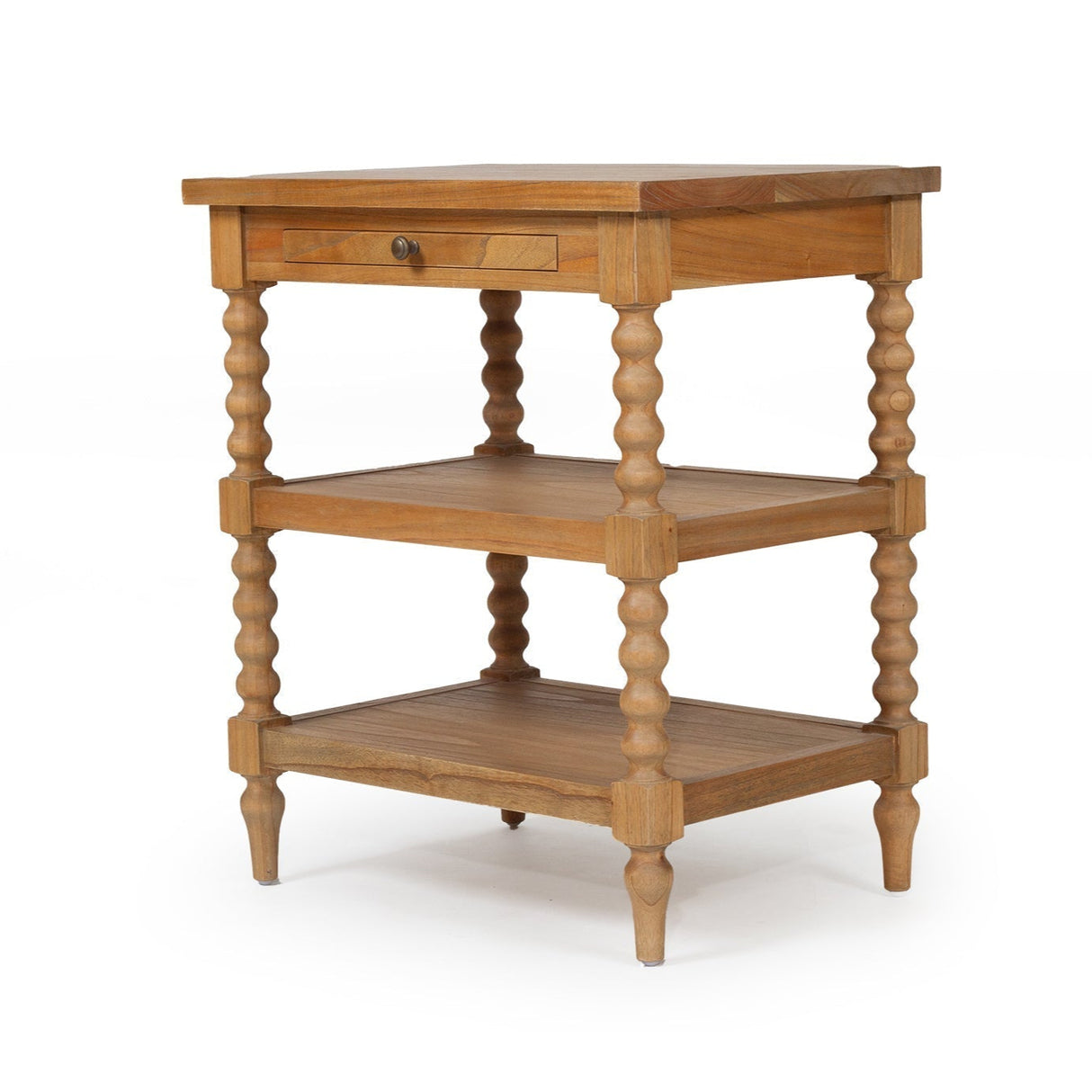 Strathmore Bobbin Cedar Bedside Table - 0.66m