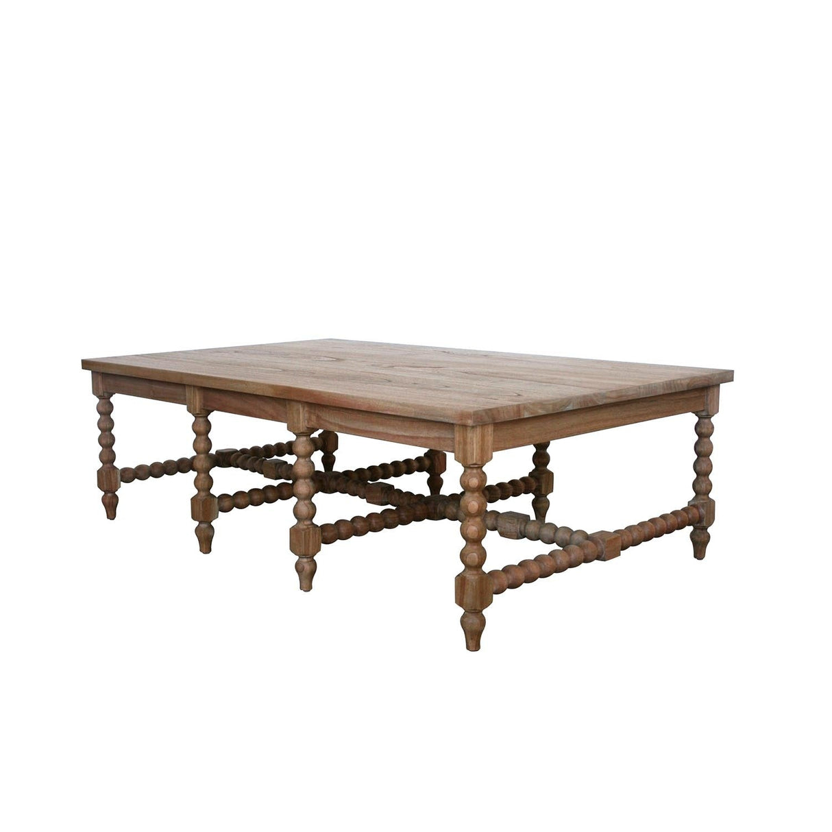 Strathmore Bobbin White Cedar Coffee Table - Plain Top - 1.5m