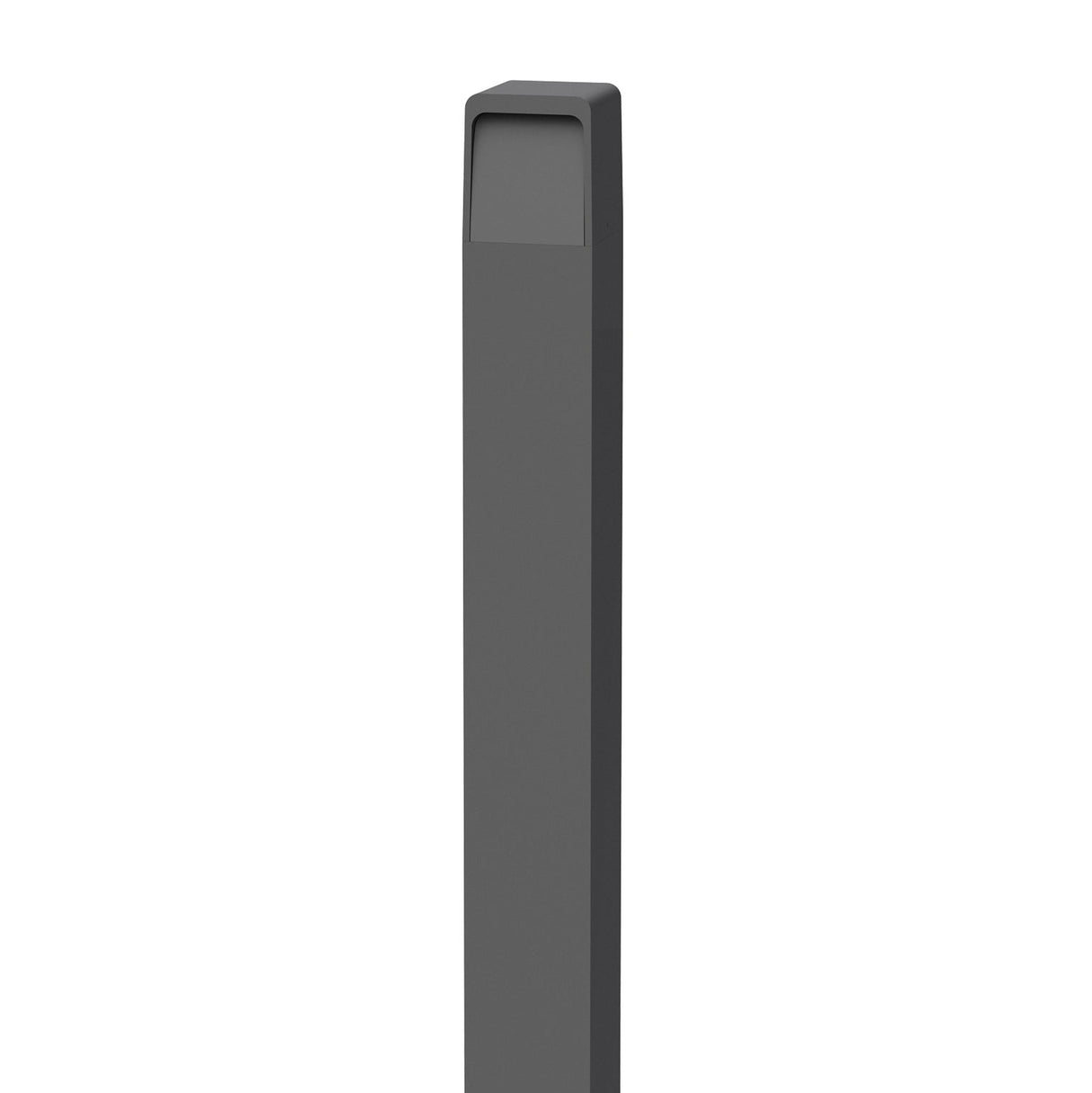 TOREN: LED Tri-CCT Surface Mounted Dark Grey Bollard Light IP65