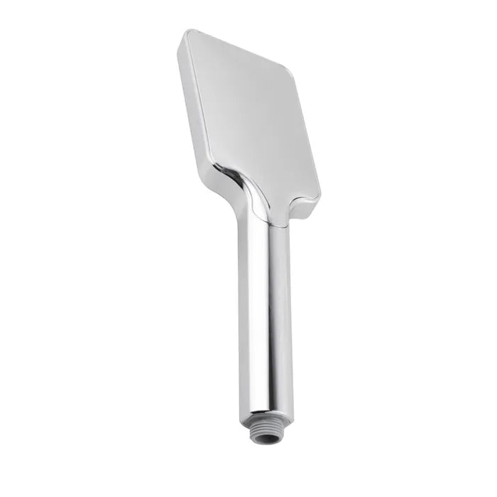 TARAN Chrome Twin Shower On Rail Top Inlet Square 200mm