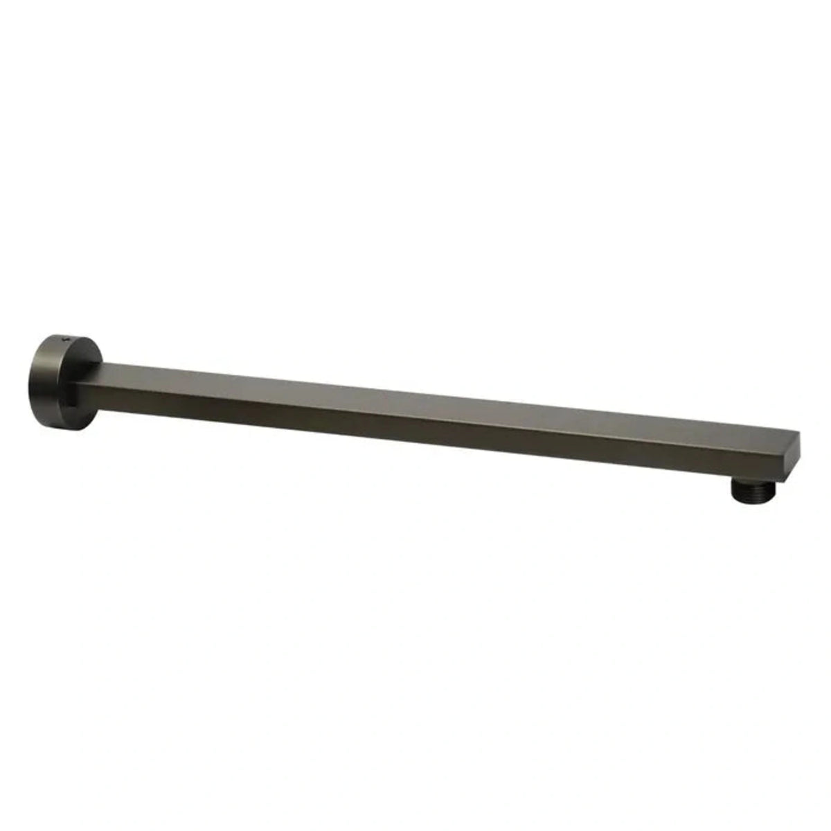 TARAN Straight Wall Arm Square (400mm) - Brushed Gun Metal