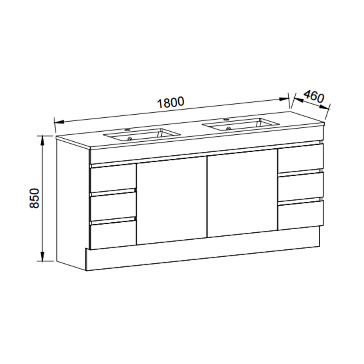 Timberline BARGO Floor Standing Vanity
