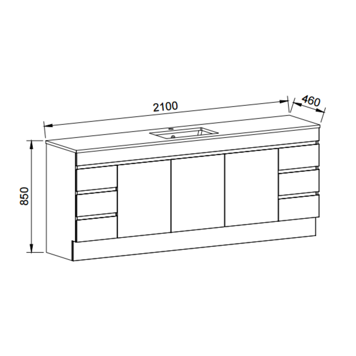 Timberline BARGO Floor Standing Vanity