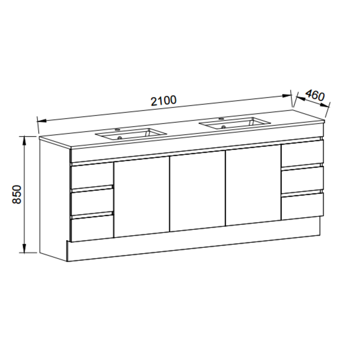 Timberline BARGO Floor Standing Vanity