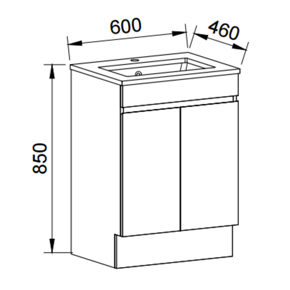 Timberline BARGO Floor Standing Vanity