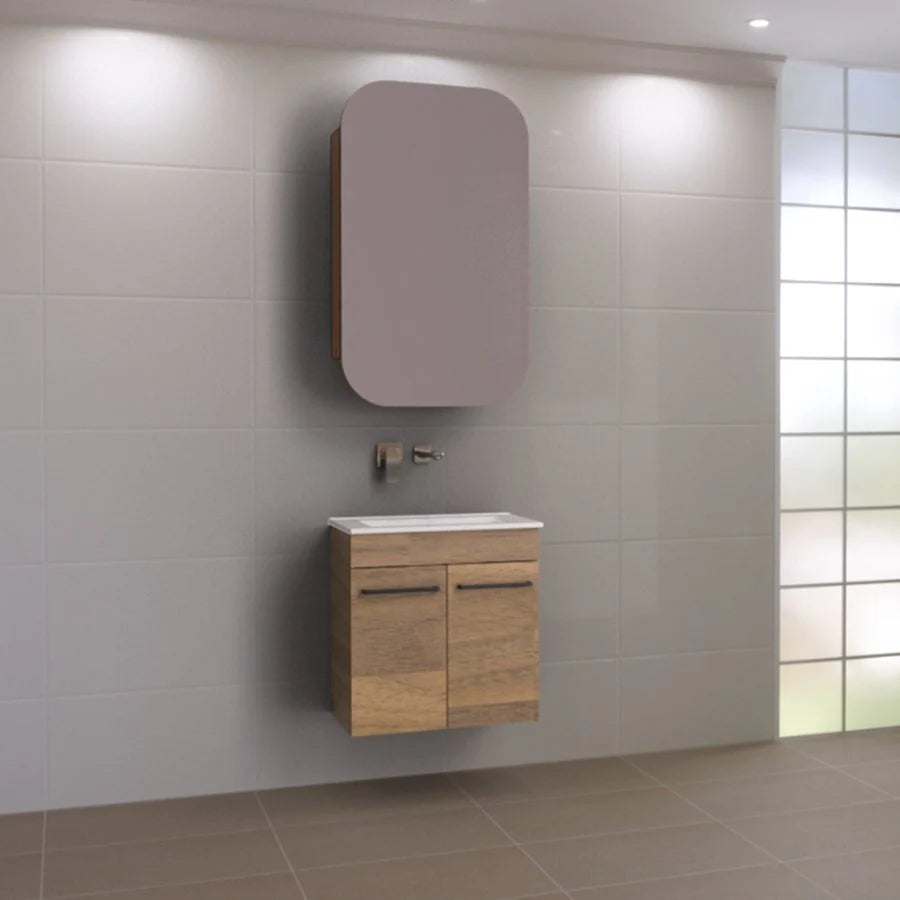 Timberline ENSUITE Space Saving Single Bowl Wall Hung Vanity (All Size)