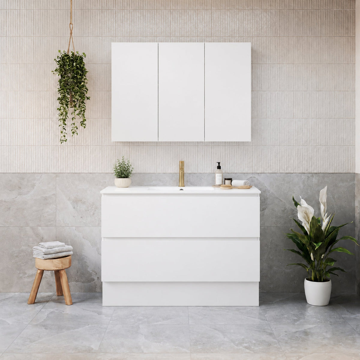 Timberline Elemental Plus Wall Hung / Floor Standing Vanity-MDF-750-900-1200mm