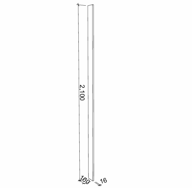 Timberline Modular Base, Top and Tall Panel 16mm (All Sizes)