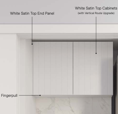 Timberline Modular Laundry Top Cabinet - 2 Doors - Length 600mm (All Sizes)