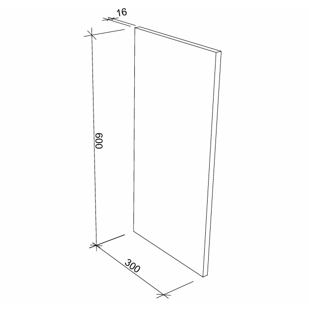 Timberline Modular Base, Top and Tall Panel 16mm (All Sizes)