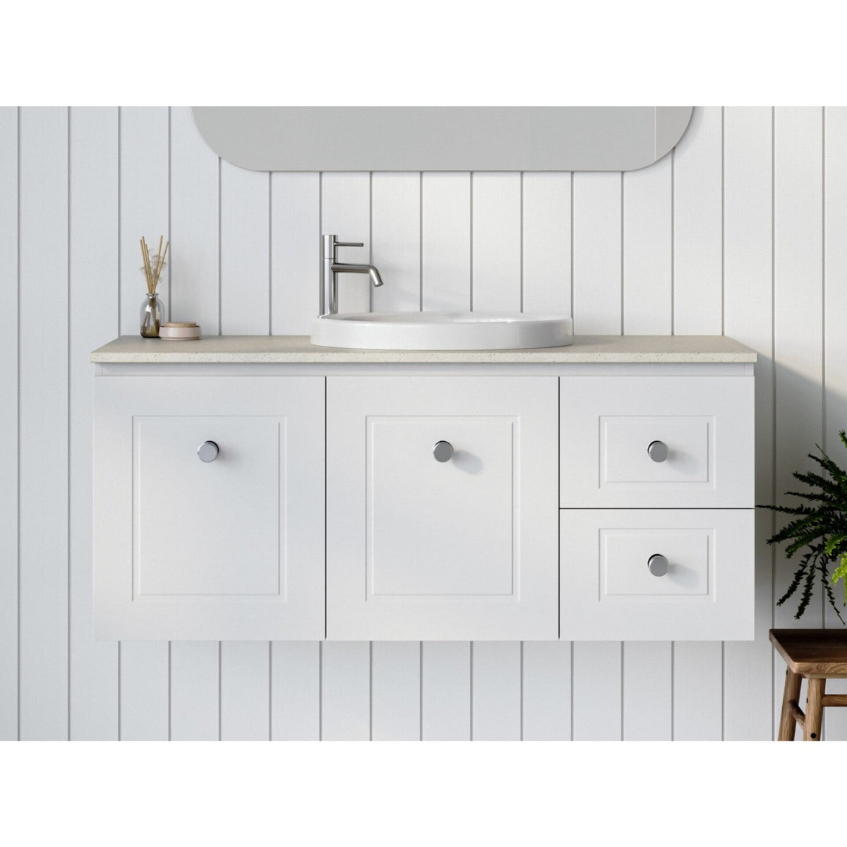 Timberline NEVADA Classic Wall Hung Vanity (All Sizes)