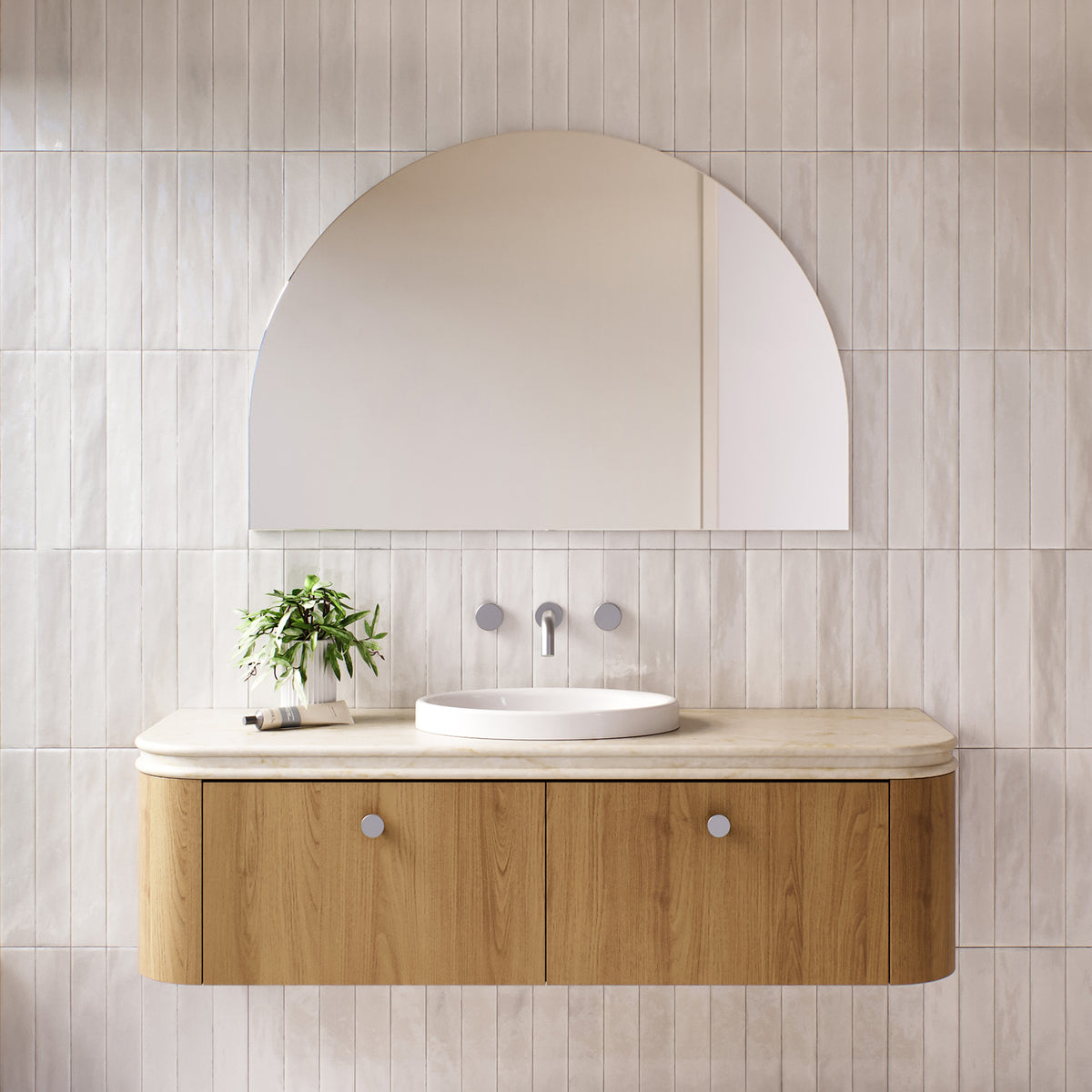 Timberline SANTOS Fluted Wall Hung Vanity