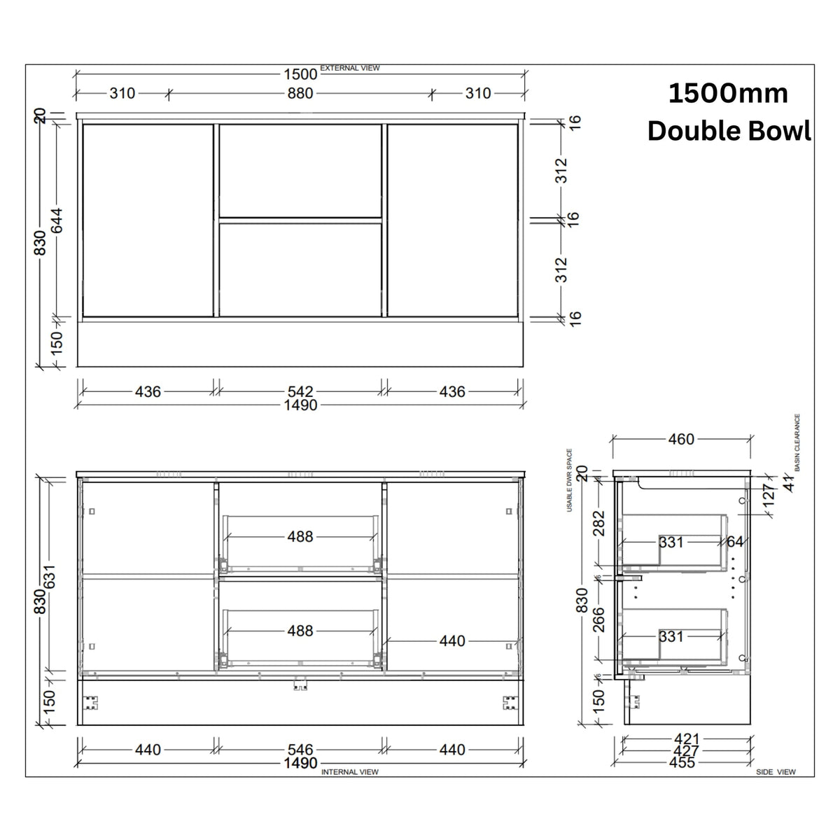Timberline TAKANO Floor Standing Vanity