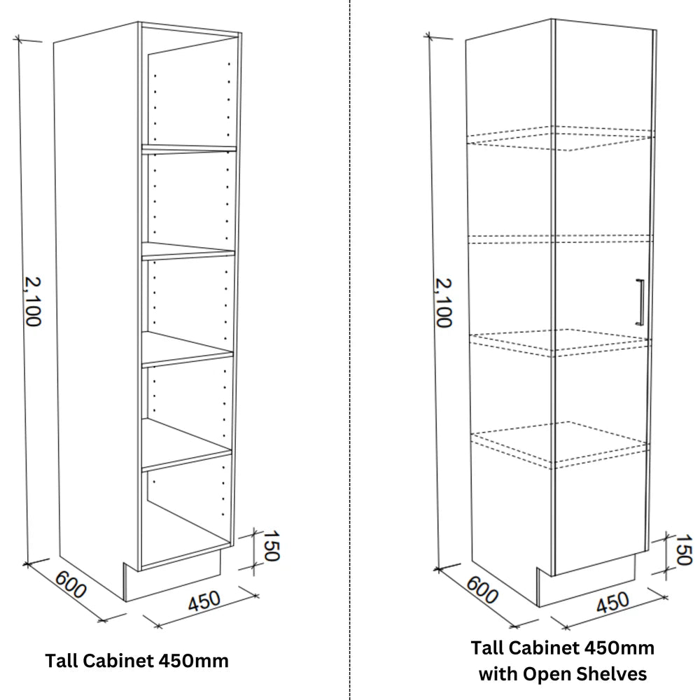 Timberline Tall_Cabinets_Tech_Drawing