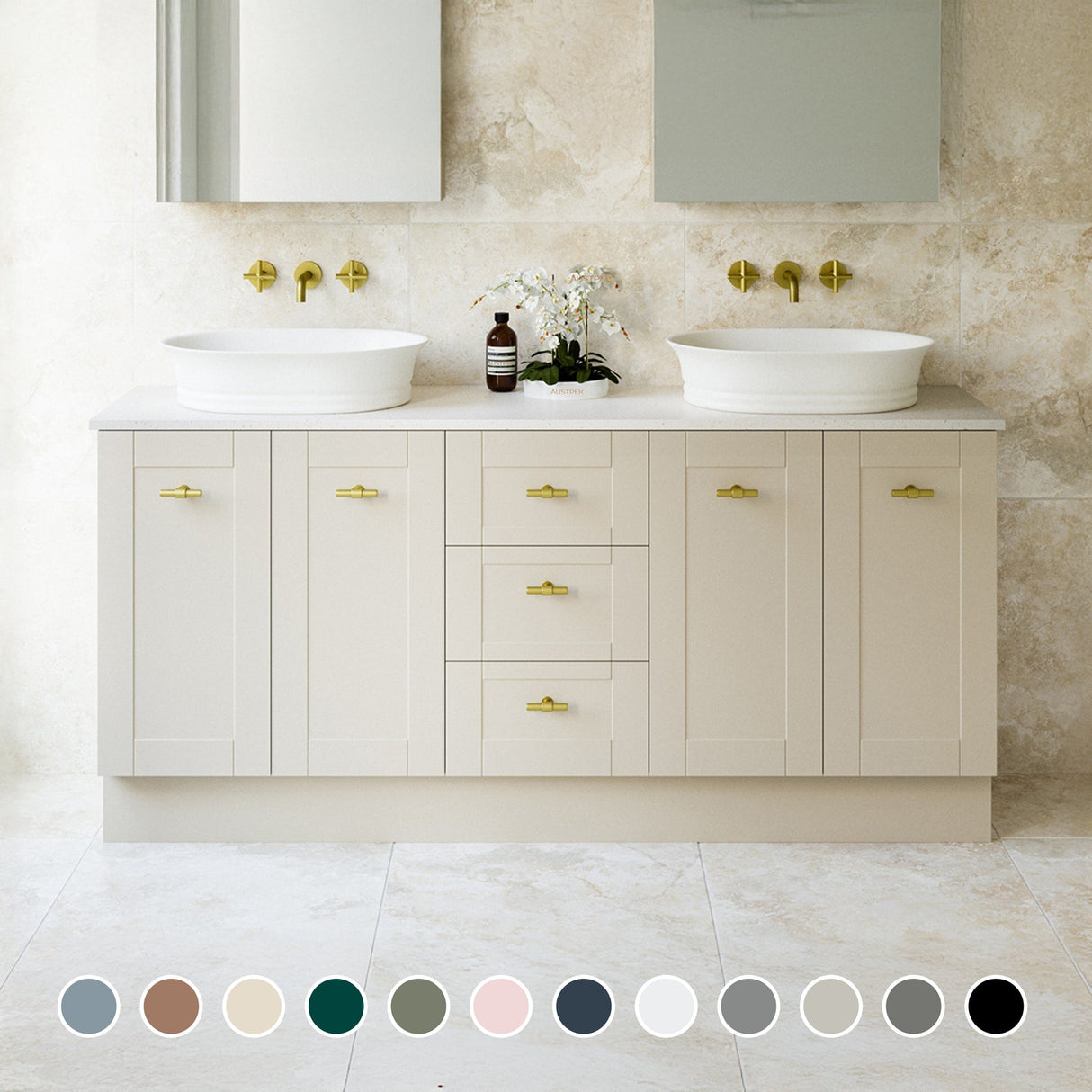 Timberline VICTORIA Floor Standing Vanity (All Sizes)