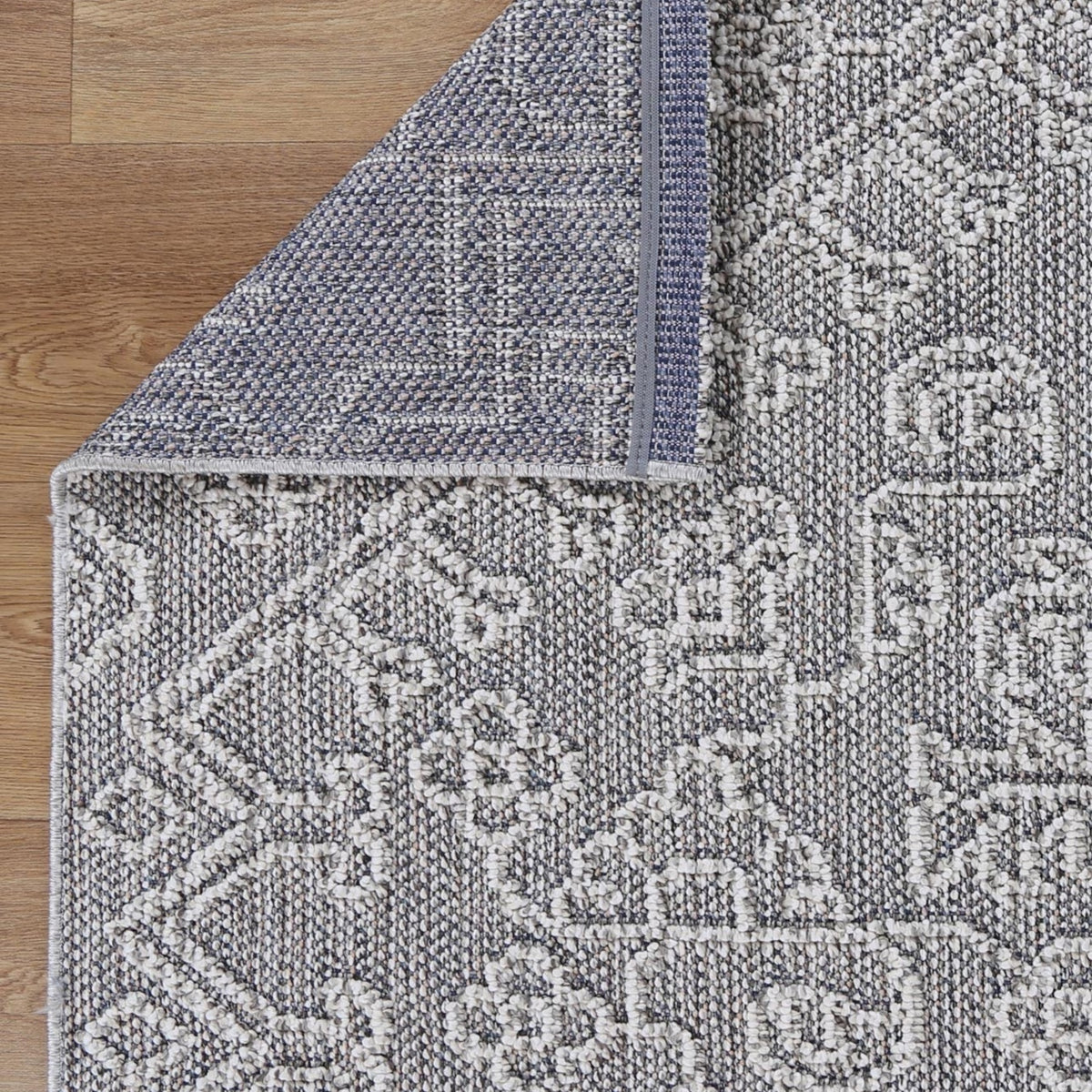 Vanuatu Bule Ash Tribal Flatweave Rug