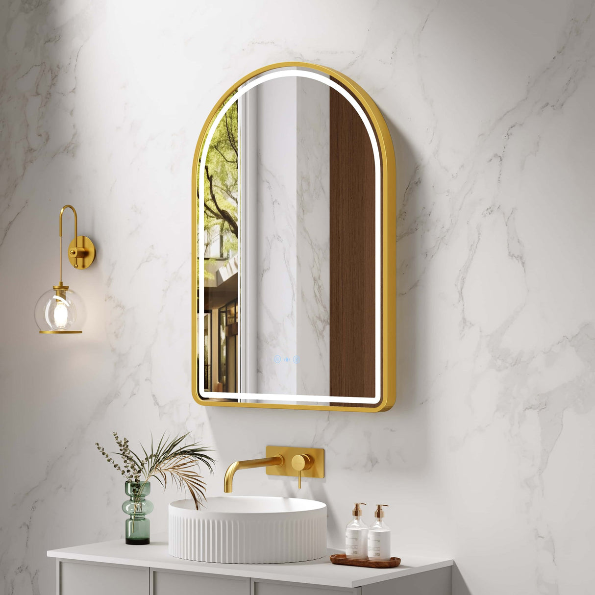 VENUS LED Arch Mirror (600×900mm)