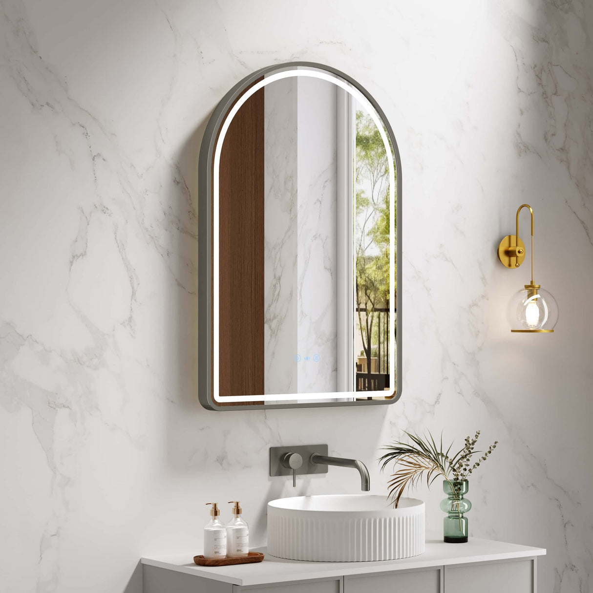 VENUS LED Arch Mirror (600×900mm)