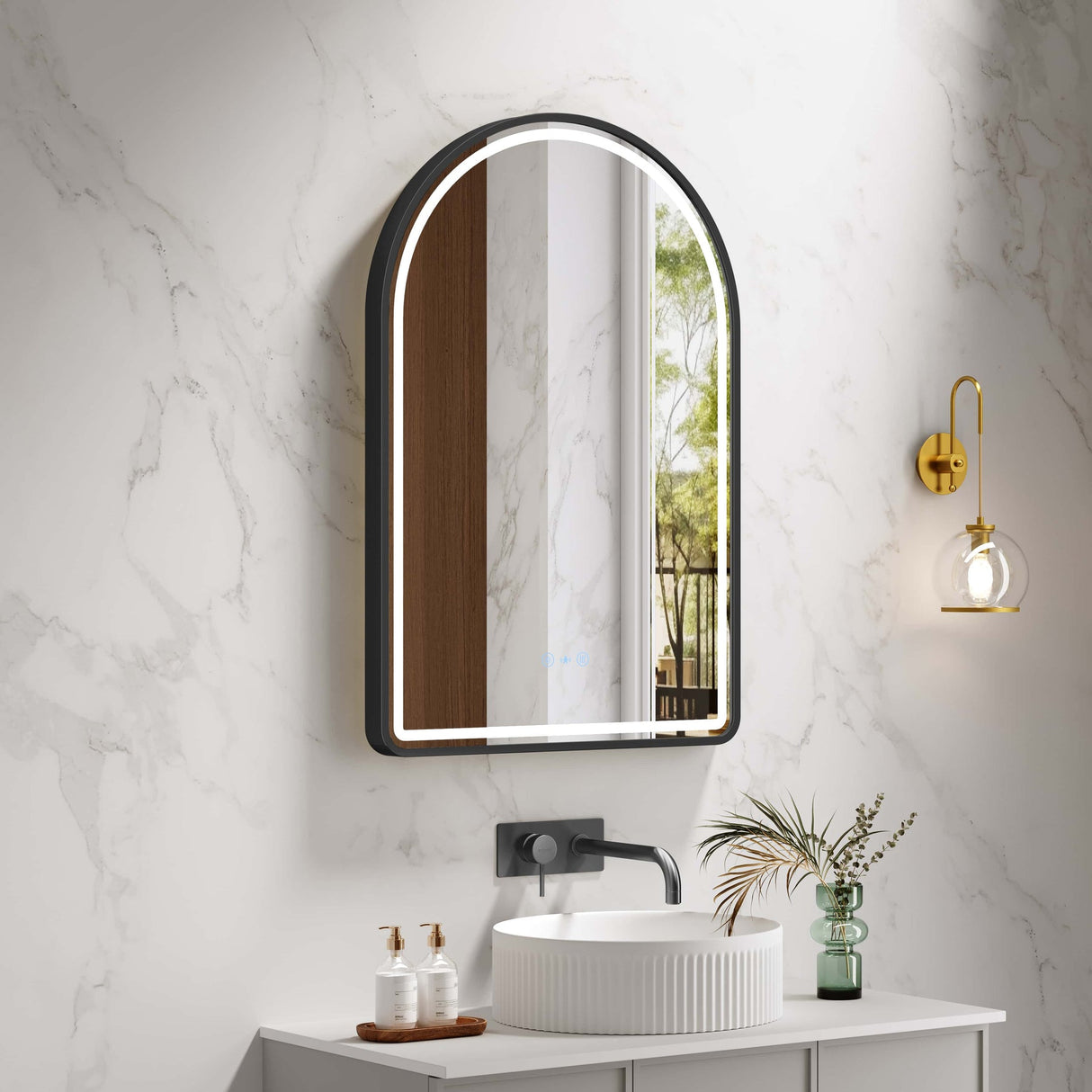 VENUS LED Arch Mirror (600×900mm)