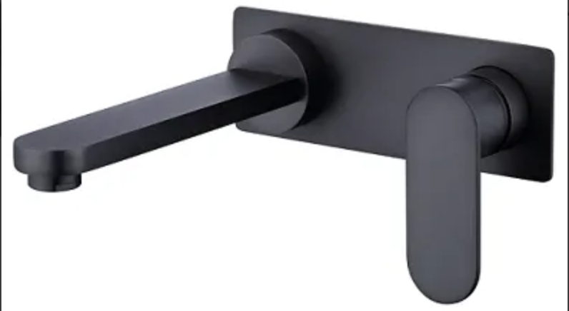 VETTO Wall Mixer With Spout - Brushed Gun Metal