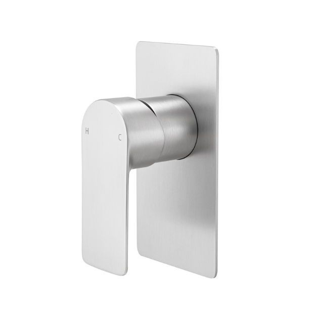 VOG Shower Wall Mixer - Brushed Nickel