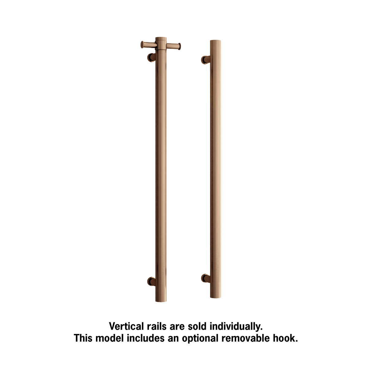 Thermorail Straight/Round 240Volt Vertical Bar 900x142x100mm 20Watts
