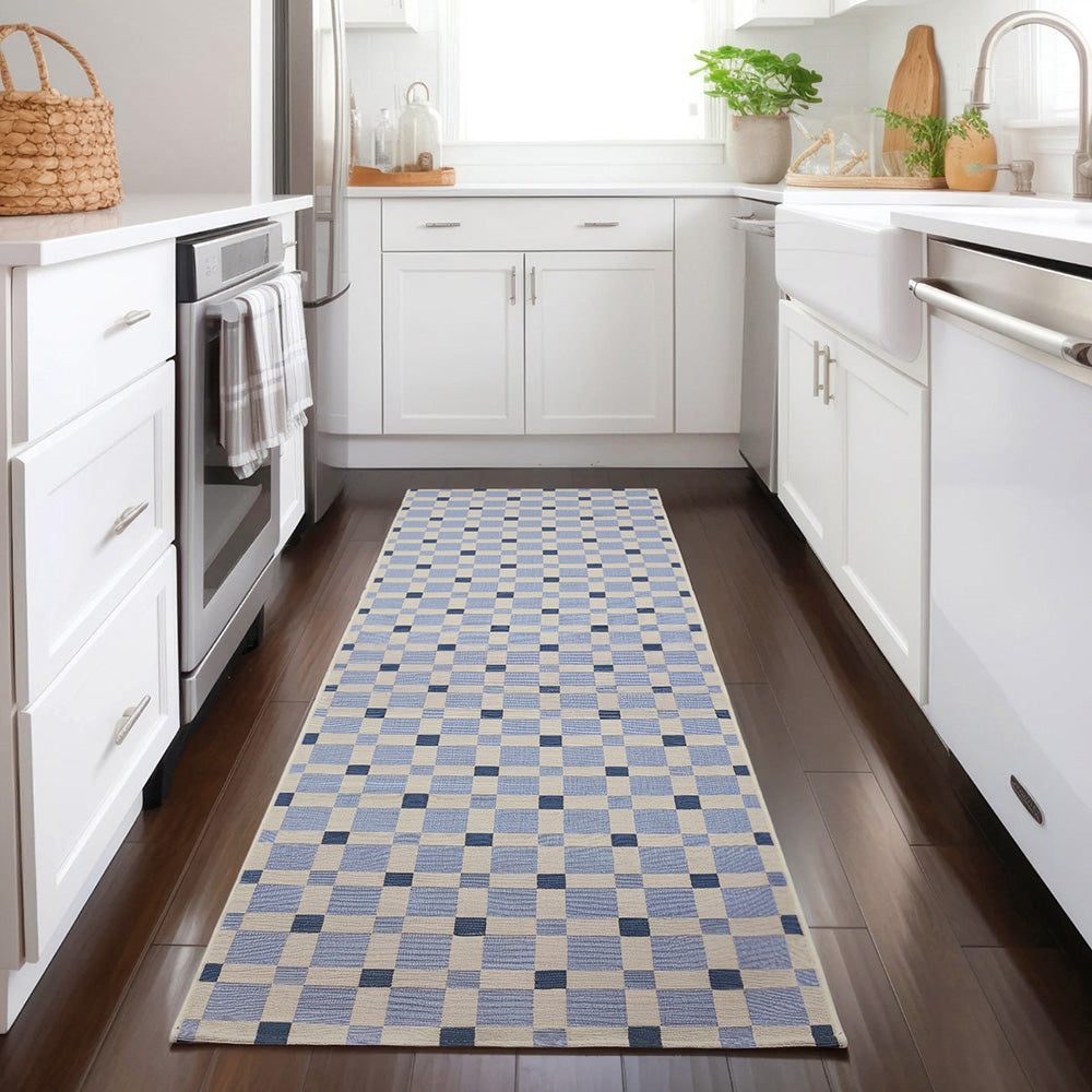Vista Tito Blue Runner Rug
