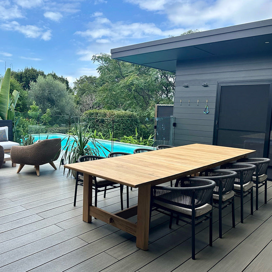 Vanguard Outpost Teak Dining Table 3.5m