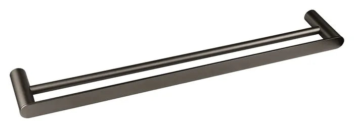 VETTO Double Towel Rail (750mm) - Brushed Gun Metal