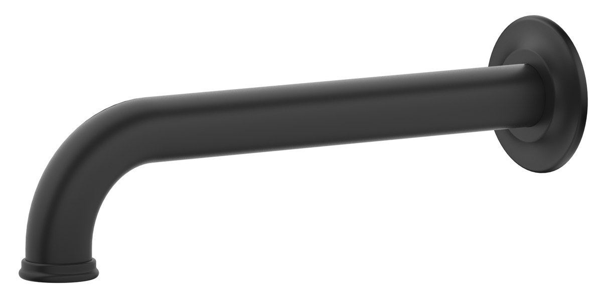 Mica Heritage Curved Bath Spout - 250mm