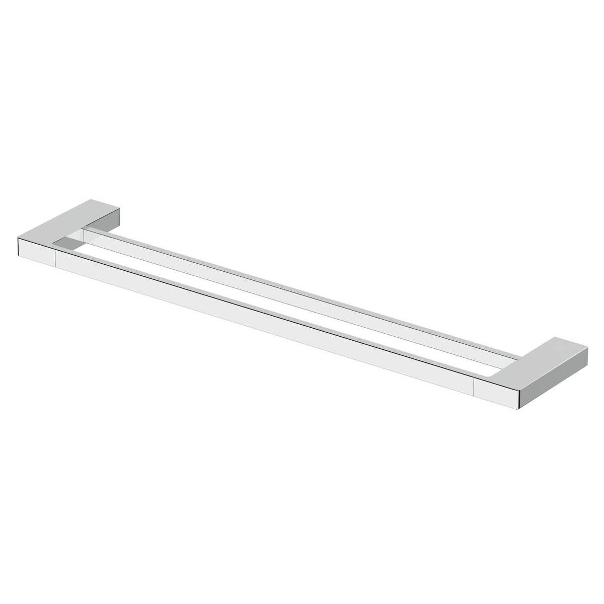 Milos Double Towel Rail - 400mm