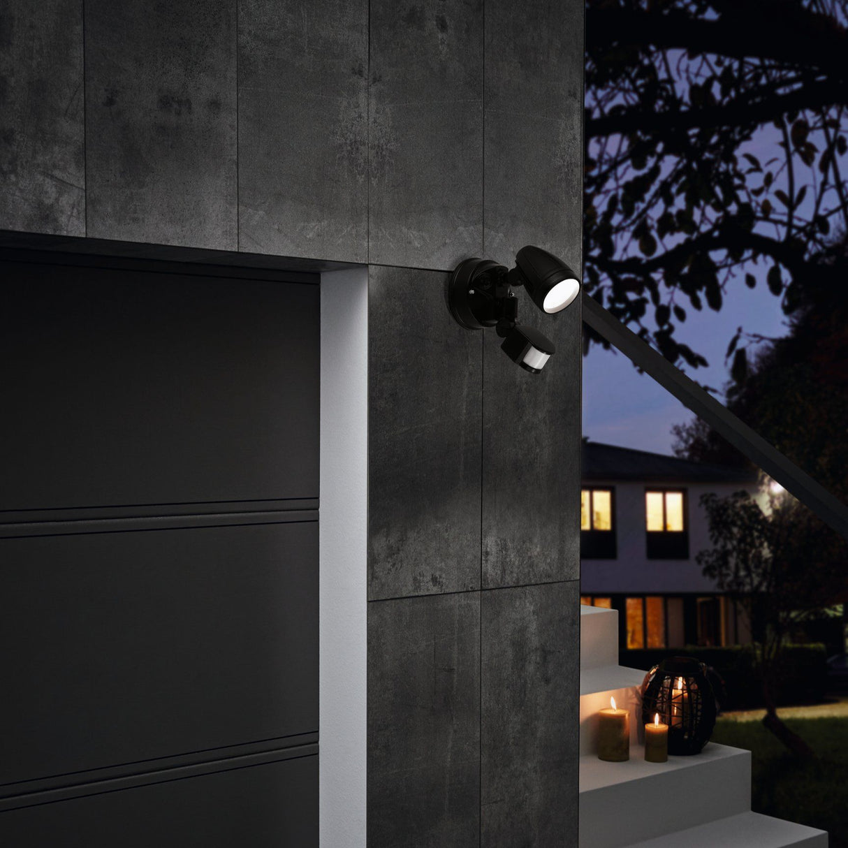 Wall Light CHOPPER 91 Cast Aluminium Black